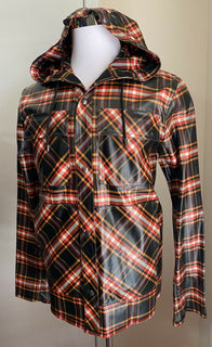 Neu $2300 Bottega Veneta Herren Kapuzenjacke Hemd Schwarz/Rot Größe L US (52 Eu)