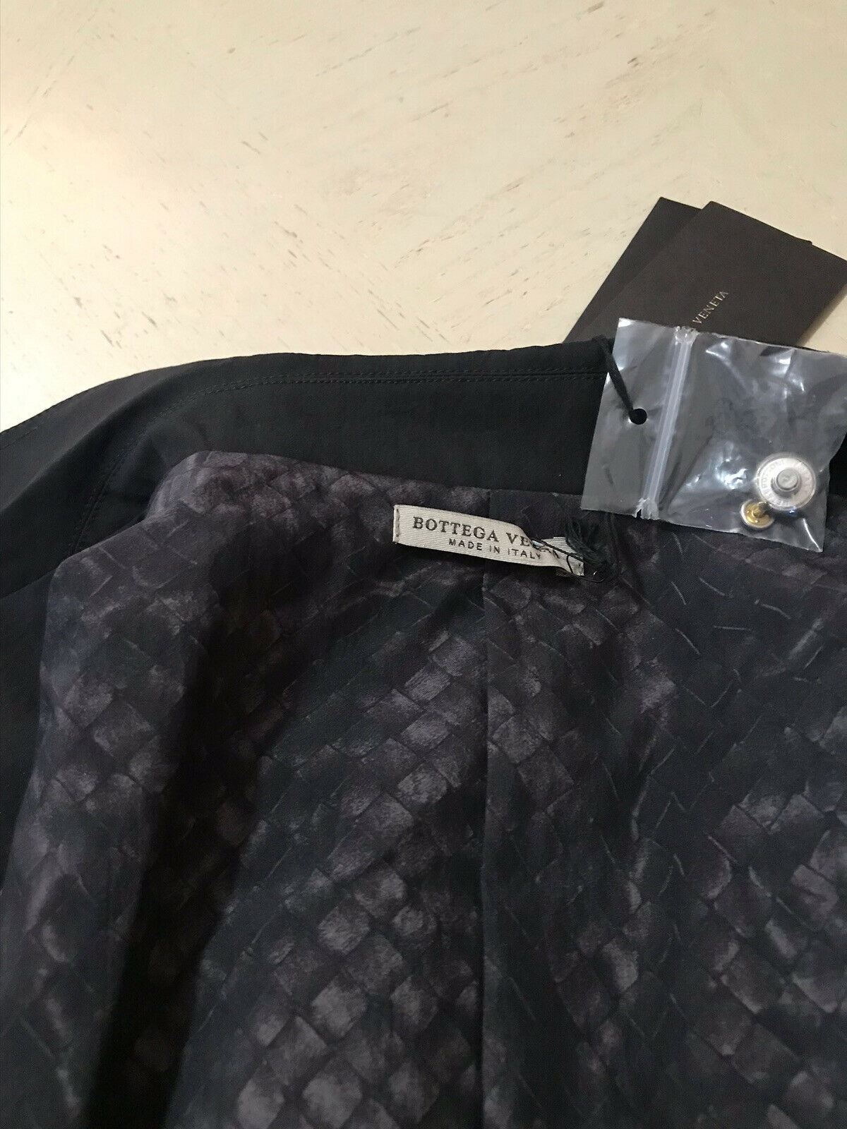 Neu $ 1300 Bottega Veneta Herrenjacke Mantel Schwarz 42 US (52 Eu) Italien