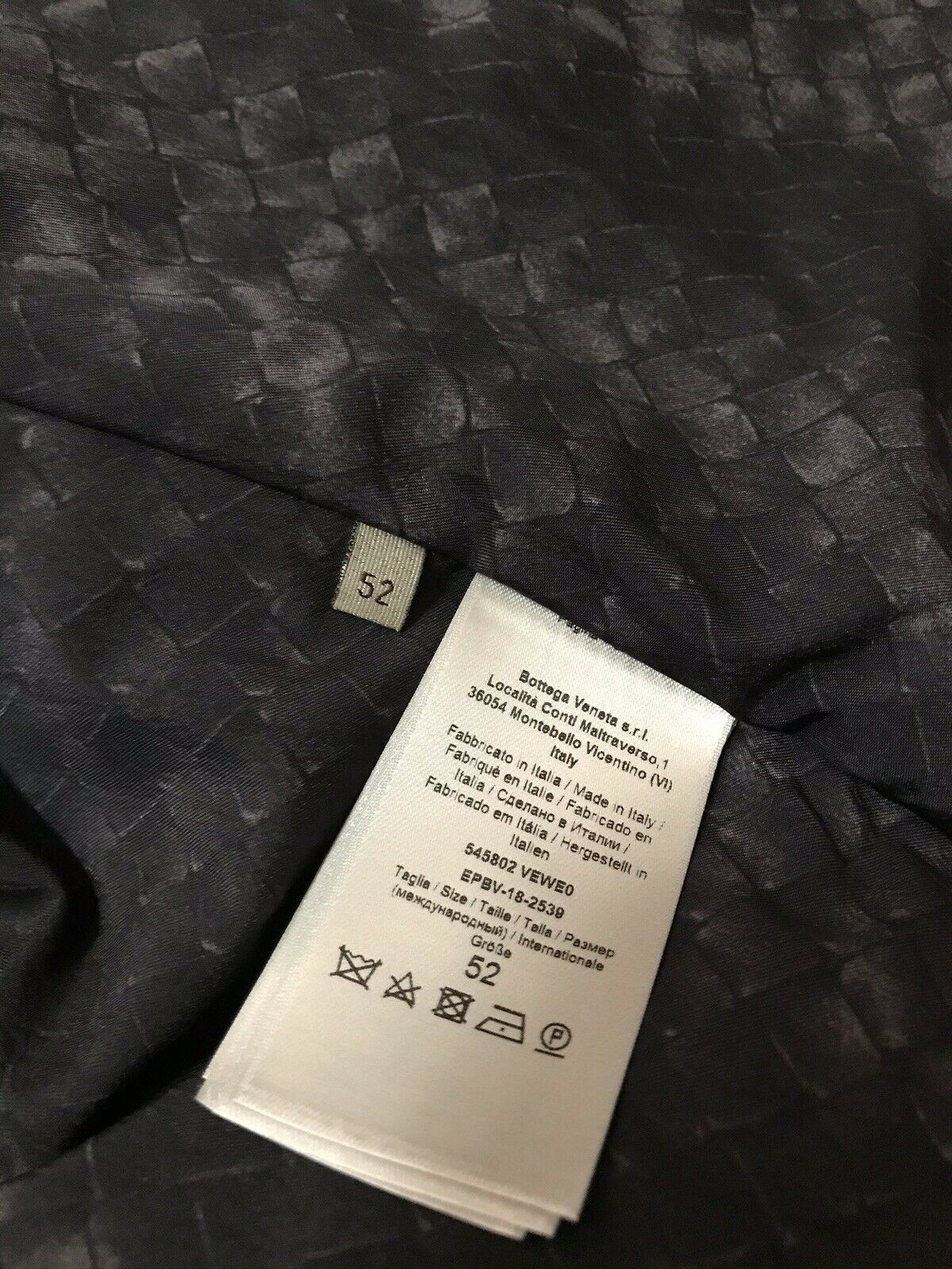 Neu $ 1300 Bottega Veneta Herrenjacke Mantel Schwarz 42 US (52 Eu) Italien