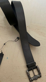 Neuer Saint Laurent Herren Celtique Gürtel DK Schwarz 32/85 Italien