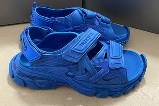 NIB Balenciaga Herren Track Sandal Schuhe Bildschirmblau 10 US (43 Eu)