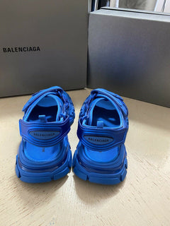 NIB Balenciaga Herren Track Sandal Schuhe Bildschirmblau 10 US (43 Eu)