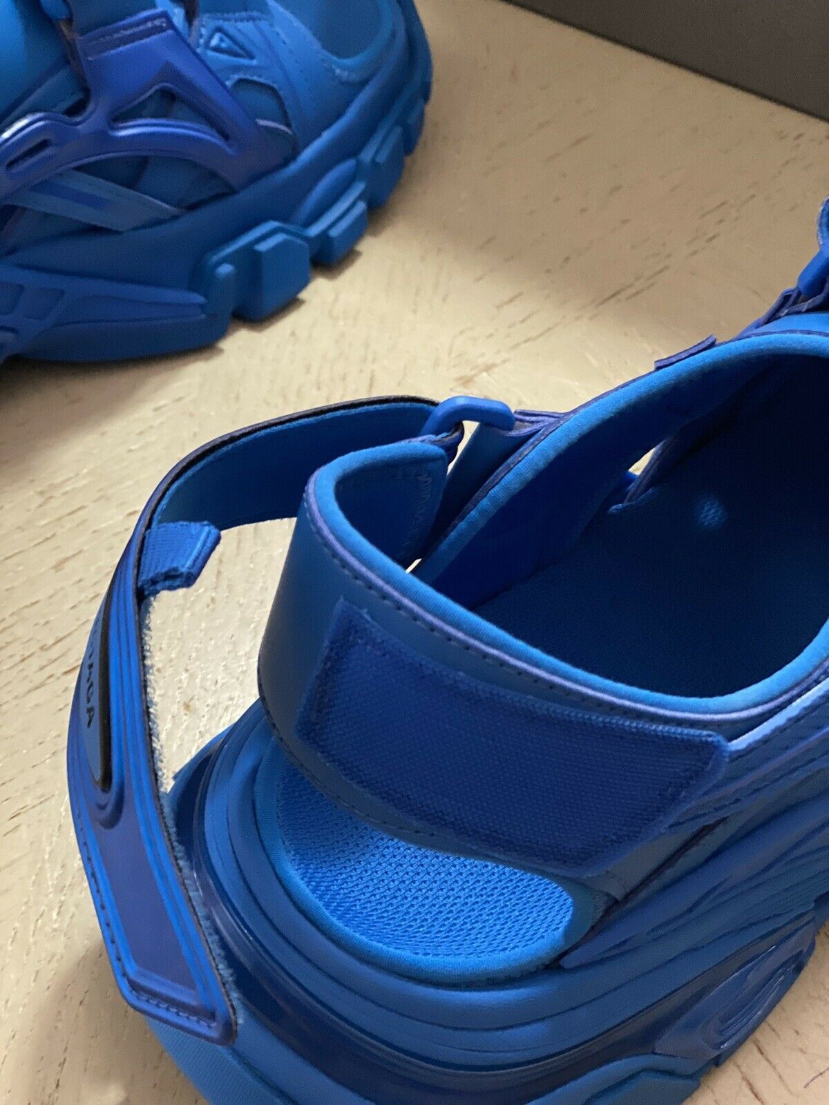 NIB Balenciaga Mens Track Sandal Shoes Screen Blue 10 US ( 43 Eu )