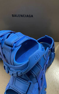 NIB Balenciaga Herren Track Sandal Schuhe Bildschirmblau 10 US (43 Eu)