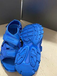 NIB Balenciaga Herren Track Sandal Schuhe Bildschirmblau 10 US (43 Eu)