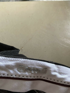 Neu mit Etikett: 775 $ Brunello Cucinelli Herren-Cord-Samthose DK Grau 36 US/52 Eu Italien