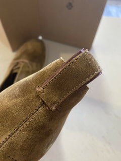 NIB $ 1075 Loro Piana Herren Chukka Wildleder Stiefel Schuhe DK Braun 8,5 US/41,5 Eu Italien