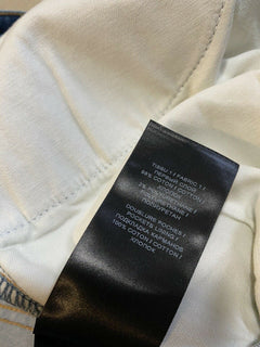 Neu mit Etikett: 995 $ Balmain Herren Distressed Side Tope Jeans Blau 40 (gemessen 42)