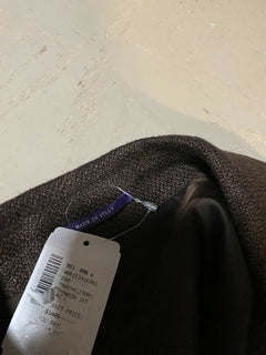 Neu mit Etikett: 1495 $ Ralph Lauren Purple Label Herren Snowdon Fischgrätenjacke Braun 44 US