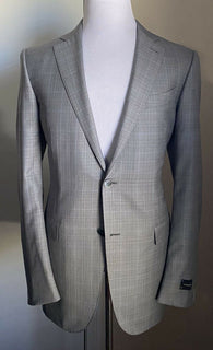 Neu 3495 $ Ermenegildo Zegna Trofeo 600 Anzug Grau 42L US/52L Eu Italien
