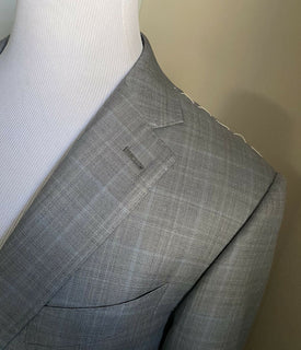 Neu 3495 $ Ermenegildo Zegna Trofeo 600 Anzug Grau 42L US/52L Eu Italien