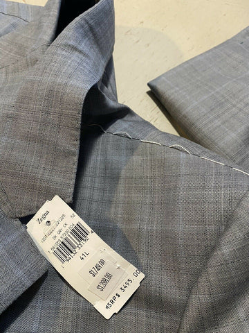 New $3495 Ermenegildo Zegna Trofeo 600 Suit Gray 42L US/52L Eu Italy