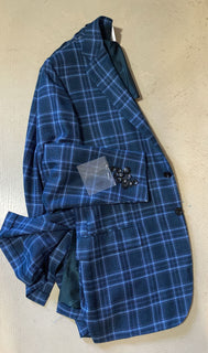 Neu mit Etikett: 8820 $ Kiton Herren Kaschmir Sportmantel Blazer Jacke Blau 46L US/56L Eu