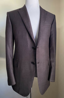 Neu mit Etikett: 4.400 $ Brioni Herren-Sportmantel aus Wolle, Blazer, Burgunderrot, 44R US/54R Eu