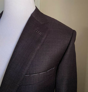 Neu mit Etikett: 4.400 $ Brioni Herren-Sportmantel aus Wolle, Blazer, Burgunderrot, 44R US/54R Eu