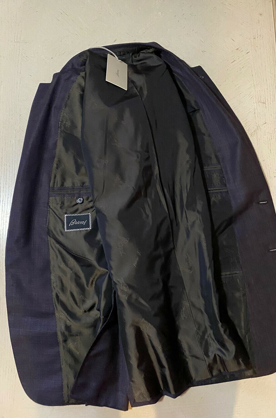 NWT $4400 Brioni Мужское шерстяное спортивное пальто Блейзер Бордовый 44R US/54R EU