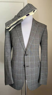 Neu $2995 Ralph Lauren Purple Label Herrenanzug Grau 42L US/52L Eu Italien