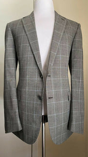 Neu $2995 Ralph Lauren Purple Label Herrenanzug Grau 42L US/52L Eu Italien