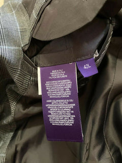 Neu $2995 Ralph Lauren Purple Label Herrenanzug Grau 42L US/52L Eu Italien