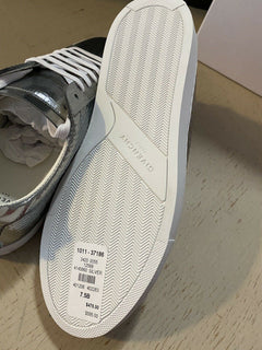 NIB 750 $ Givenchy Damen Ledersneaker Silber 7,5 US/37,5 Eu