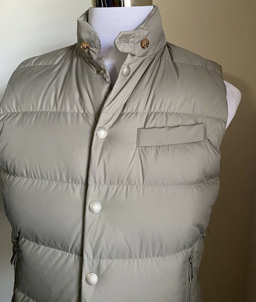 Neu $995 Ralph Lauren Purple Label Men Whitwell Puffer Vest LT Grey L