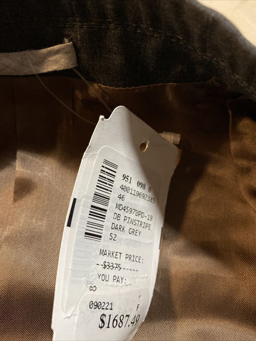 NWT $3375 Brunello Cucinelli Men Sport Coat Blazer DK Gray 42 US ( 52 Eu ) Italy