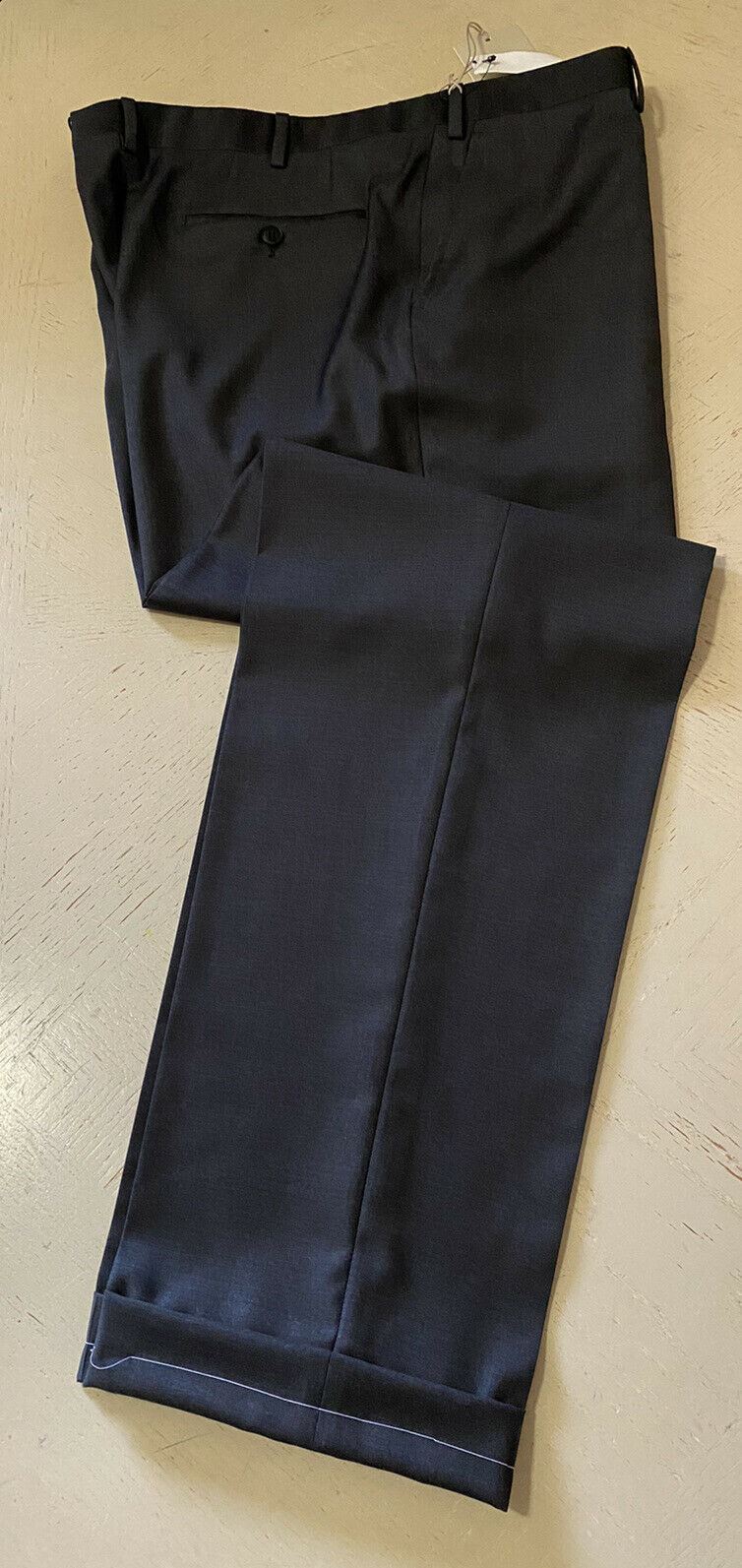 NWT $995 Brioni Men’s Dress Pants DK Gray 40 US ( 58 Euro ) Italy