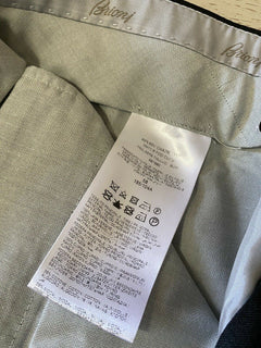 Neu mit Etikett: 995 $ Brioni Herrenanzughose DK Grau 40 US (58 Euro) Italien