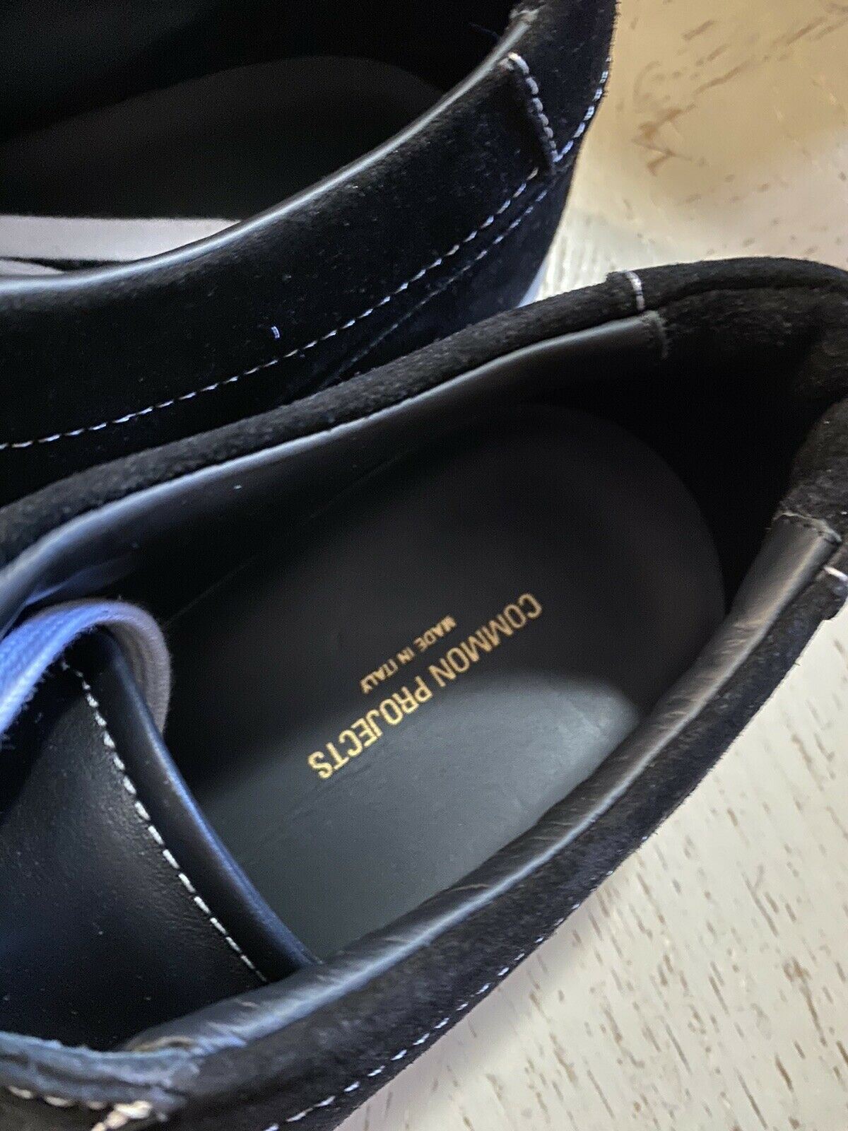 Neu $411 COMMON PROJECTS Herren Sneakers Schuhe Schwarz 13 US/46 Eu Italien