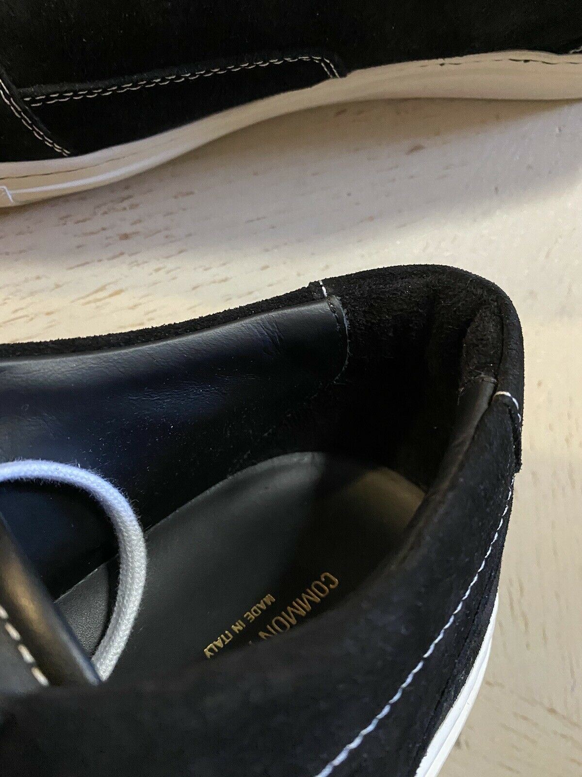 New $411 COMMON PROJECTS Men Sneakers Shoes Black 13 US/46 Eu Italy