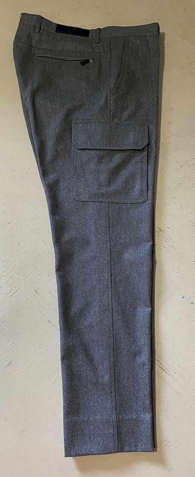 New $1195 Ermenegildo Zegna Slim Fit Dress Pants DK Gray 34 US ( 50 Eu )