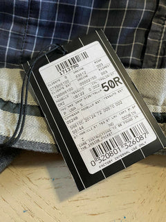 Neu 1195 $ Ermenegildo Zegna Slim Fit Anzughose DK Grau 34 US (50 Eu)