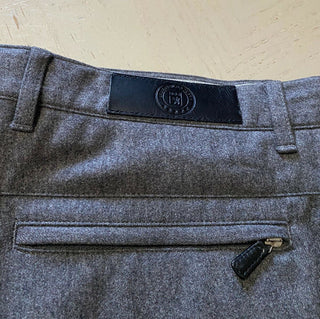Neu 1195 $ Ermenegildo Zegna Slim Fit Anzughose DK Grau 34 US (50 Eu)