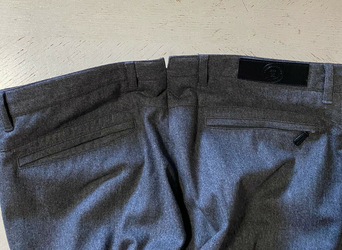 Новые классические брюки узкого кроя Ermenegildo Zegna, 1195 долларов США, серые 34 США (50 евро)
