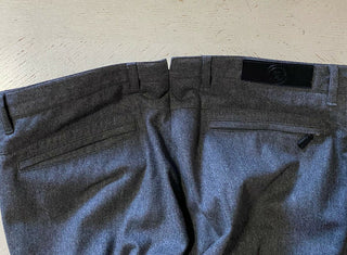 Neu 1195 $ Ermenegildo Zegna Slim Fit Anzughose DK Grau 34 US (50 Eu)