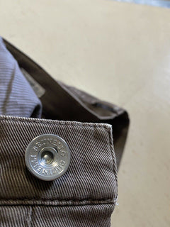 $975 Brunello Cucinelli Herren Jeanshose Braun 36 US/52 Eu Italien