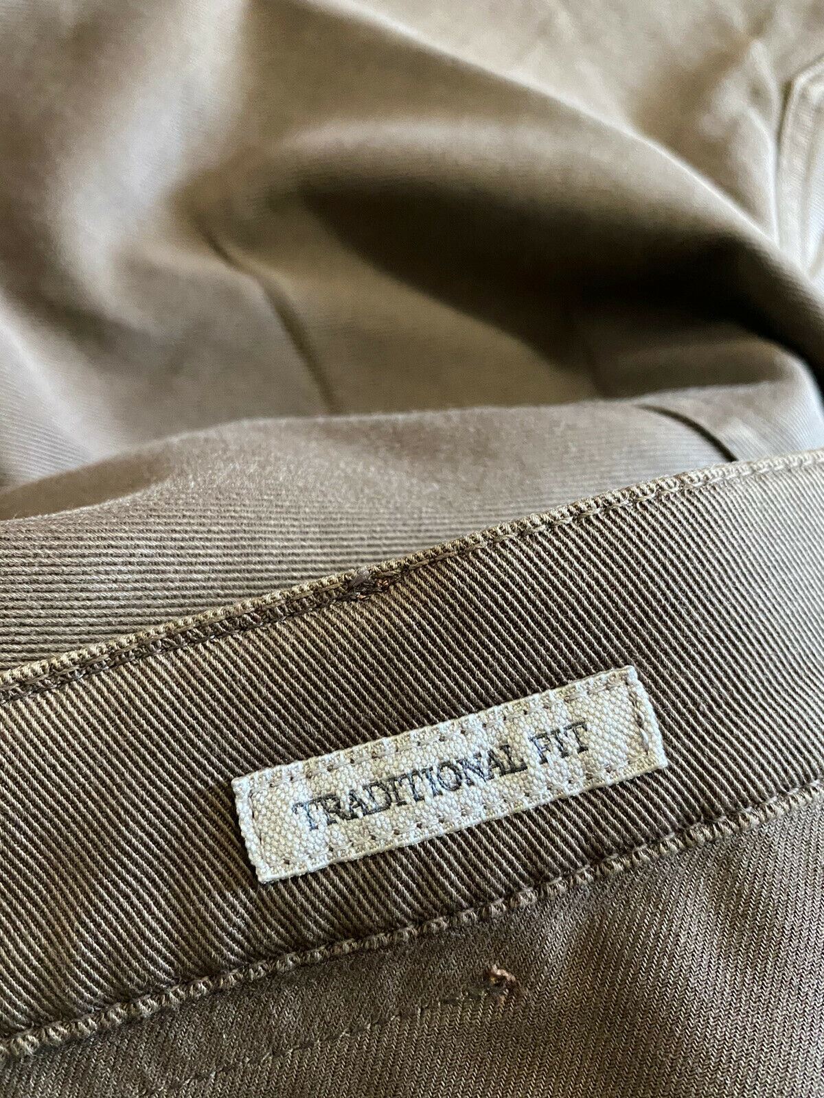 Мужские джинсовые брюки Brunello Cucinelli 975 долларов США коричневые 36 США/52 ЕС Италия