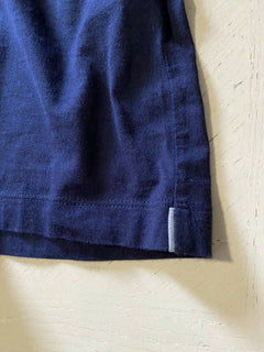 595 $ Brunello Cucinelli Herren-T-Shirt Slim Fit Marineblau Größe L Italien