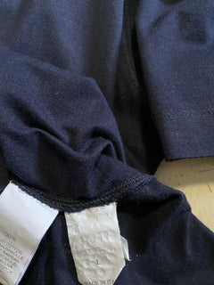 595 $ Brunello Cucinelli Herren-T-Shirt Slim Fit Marineblau Größe L Italien