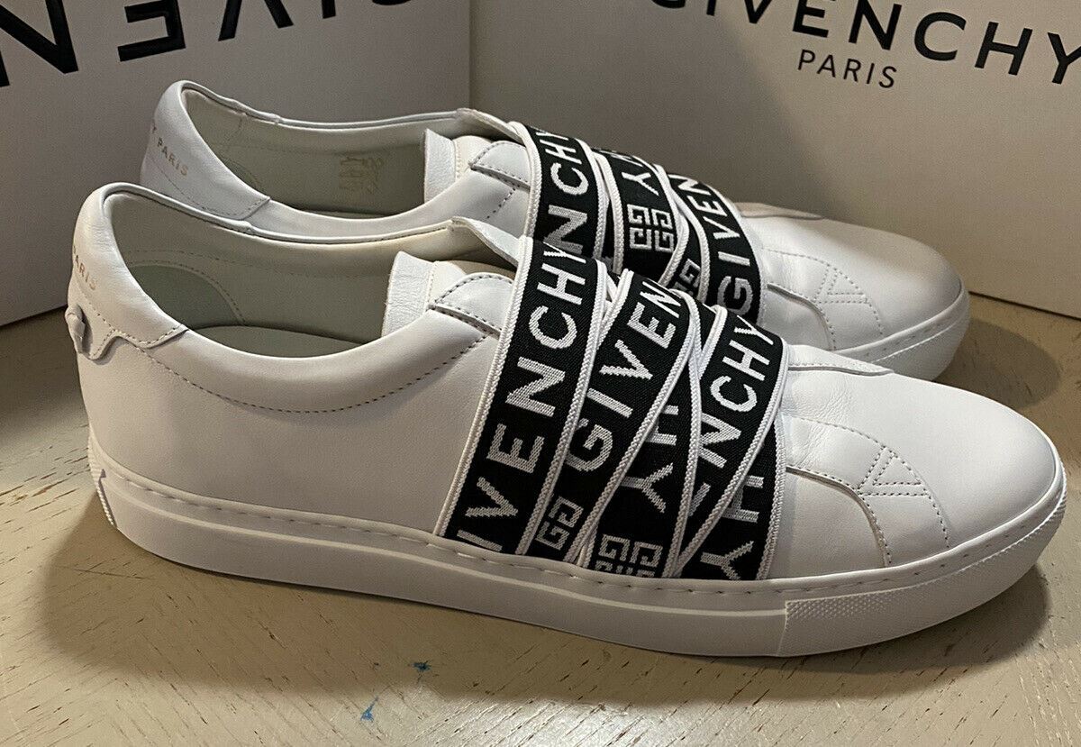 NIB Givenchy Men Leather Urban Street Sneakers Shoes White/Black 10 US / 43 EU