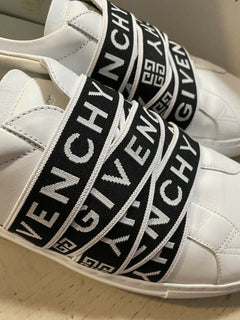NIB Givenchy Herren Leder Urban Street Sneakers Schuhe Weiß/Schwarz 10 US / 43 EU
