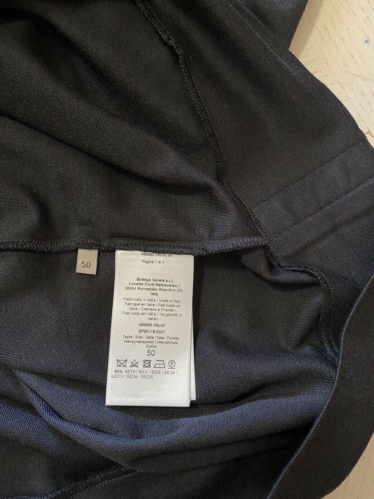 New $550 Bottega Veneta Men Long Sleeve Luxury Silk/Cotton Jersey T Shirt M/50 E