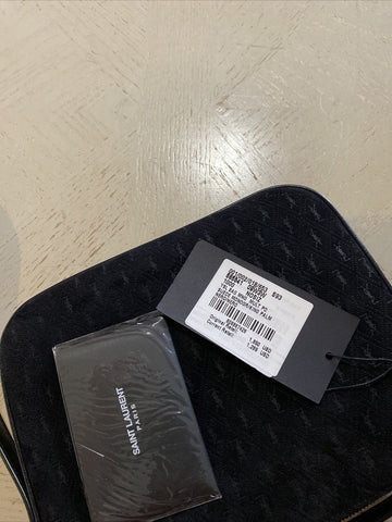 Новая кожаная/замшевая сумка через плечо Saint Laurent за 1850 долларов, черная 595541