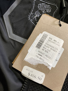 Neu mit Etikett: Corneliani Bomberjacke mit Reißverschluss und Ärmeln, 38 US/48 Eu