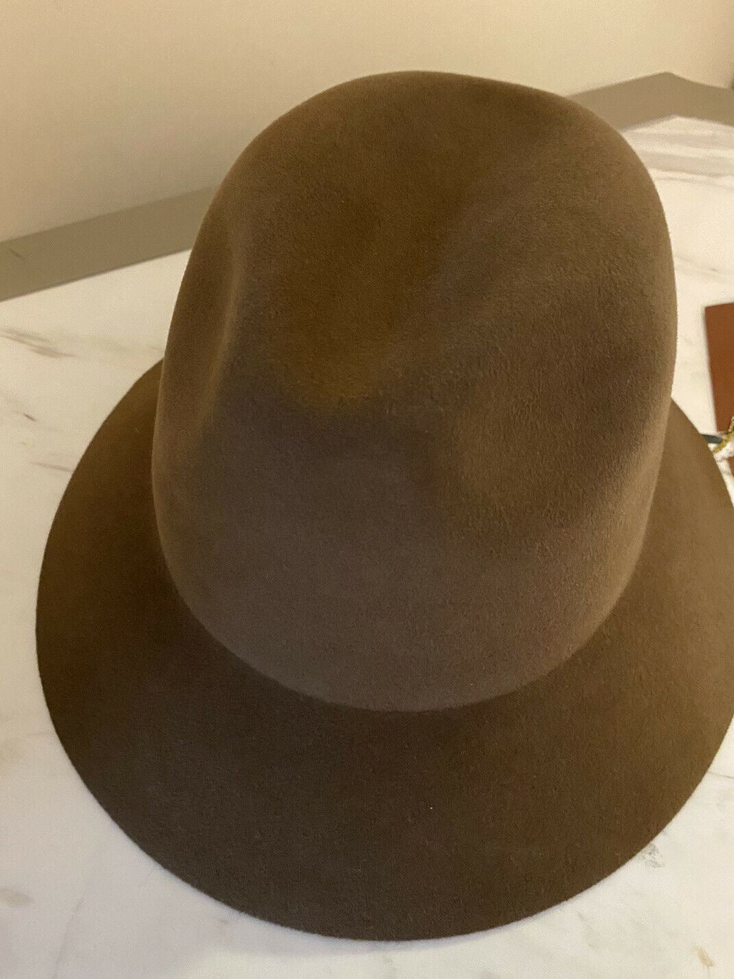 NWT $800 Loro Piana My Journey Felted Hare&Cashmere Chic Hat Color Caucciù S