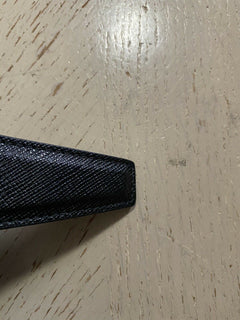 Neuer 570 $ PRADA Herren-Kleidergürtel Schwarz 100/40 Italien