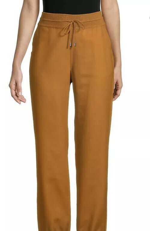 Neu 1199 $ Loro Piana Damen-Jogginghose aus Kaschmir/Seide Golden 4 US/38 It