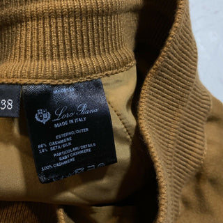 Neu 1199 $ Loro Piana Damen-Jogginghose aus Kaschmir/Seide Golden 4 US/38 It