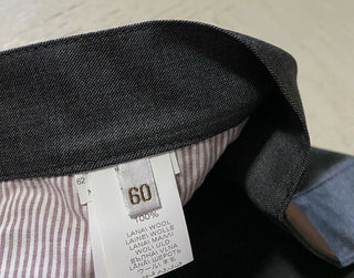 Neu mit Etikett: 695 $ Brunello Cucinelli Herren-Wollhose Grau 44 US/60 Eu Italien