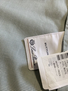 Neu mit Etikett: 535 $ Loro Piana Herren Francis Baumwollhemd LT Grün M Italien